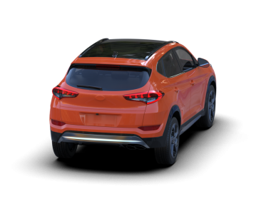 Modern araba arka planda izole edilmiş. 3D görüntüleme - illüstrasyon