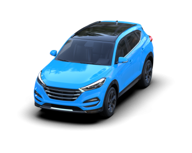 mavi eğimli mavi SUv