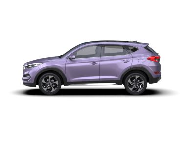 Beyaz arka planda, gölgeli, modern - 3 boyutlu bir araba.