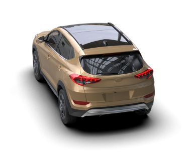 Beyaz arka planda bir araba. 3D görüntüleme - izole et