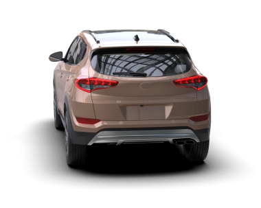 modern SUv beyaz arkaplanda izole edilmiş 3 boyutlu görüntüleme