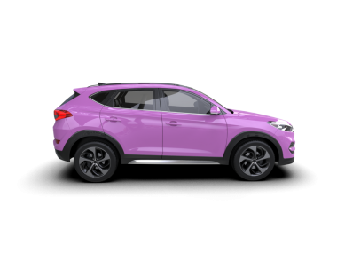 modern araba kırpma yolu ile beyaz arkaplanda izole.