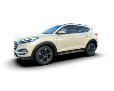 SUV aracı siyah arkaplanda izole edildi