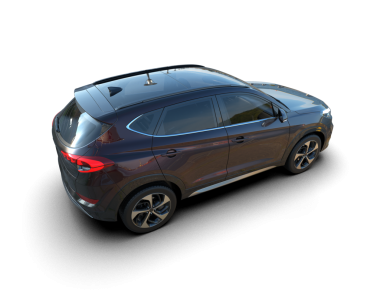 Araba arka planda izole edilmiş. 3d oluşturma -