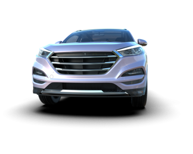 Beyaz arkaplandaki araba 3 boyutlu illüstrasyon