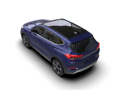 Beyaz arka planda modern bir araba. 3 Boyutlu Hazırlama