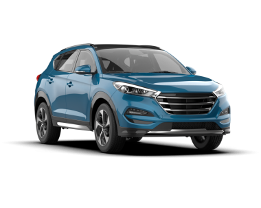 beyaz arkaplanda gerçekçi SUv ön görünümü