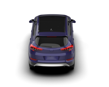 modern otomobil beyaz arka planda izole edildi. 3 boyutlu çizim - illüstrasyon