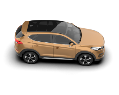 Modern araba arka planda izole edilmiş. 3D görüntüleme - illüstrasyon