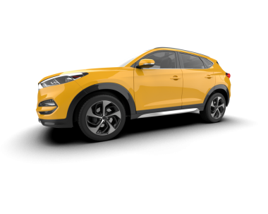 Önü açık gerçekçi bir cip. 3D görüntüleme - 3D