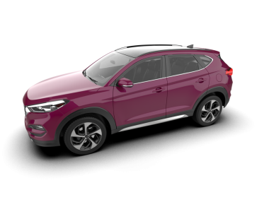 Arka planda izole edilmiş gerçekçi bir SUV aracı. 3D görüntüleme - illüstrasyon