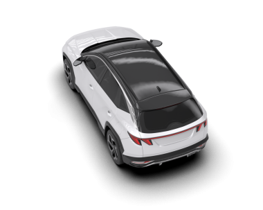 Modern araba arka planda izole edilmiş. 3 boyutlu illüstrasyon. yüksek kalite