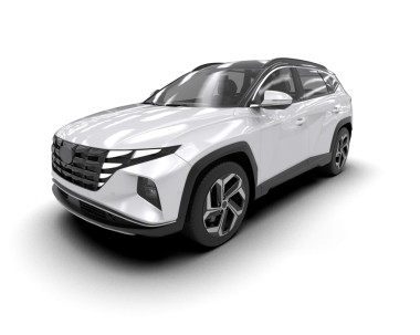 Arka planda bir araba. 3 d