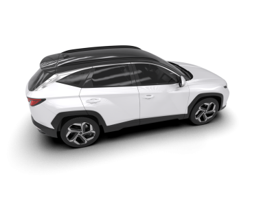 Modern araba beyaz arka planda izole edilmiş. 3D - illüstrasyon