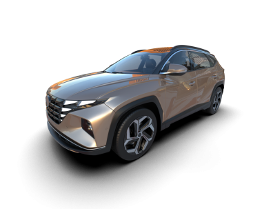 Lüks SUV arabası beyaz arka planda izole edilmiş..