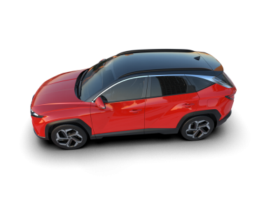 beyaz arkaplanda modern araba