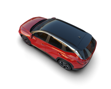 Kırmızı lüks araba arka planda izole edildi