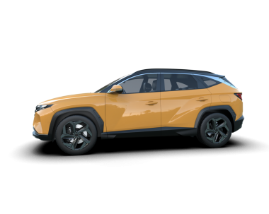 Sarı arka planı olan araba.