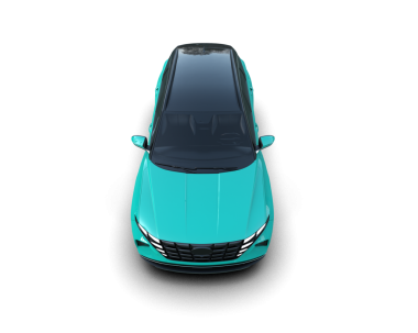 beyaz arka planda modern araba, yan görünüm