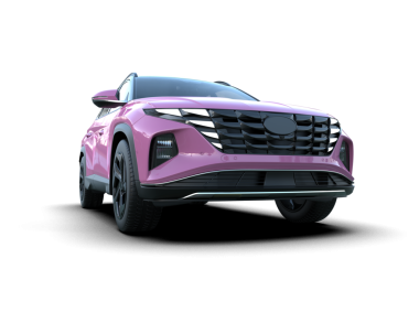 Stüdyo ortamında markasız bir SUV 'un 3 boyutlu çizimi