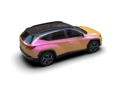 Beyaz arkaplandaki araba