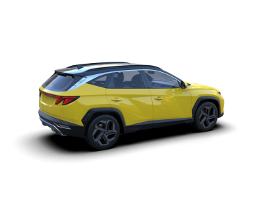 Beyaz arka planda bir araba. 3d oluşturma.