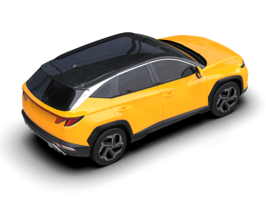 Modern kompakt araba. 3d illüstrasyon