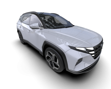 Siyah arka planda modern bir araba. 3d oluşturma.