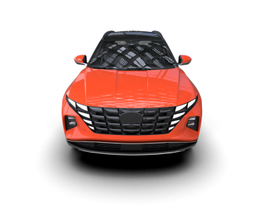 Modern araba arka planda izole edilmiş. 3d oluşturma