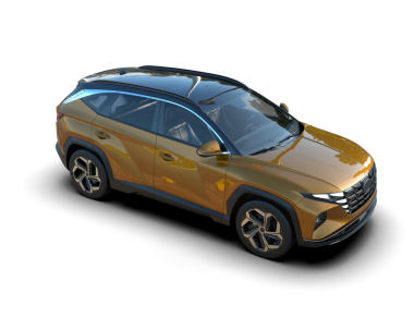 modern SUV aracı beyaz arkaplanda izole edildi