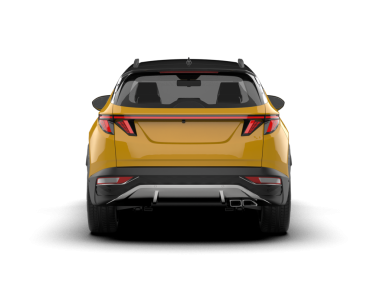 modern araba ön görünümü, 3 boyutlu illüstrasyon