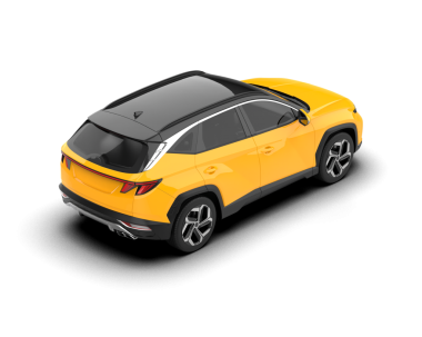 araba beyaz arkaplanda izole edildi.