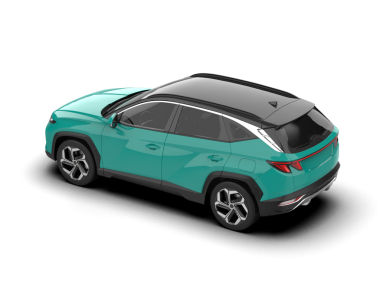 suv araba. Vektör çizimi.