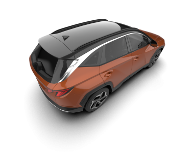 3 boyutlu lüks bir araba.