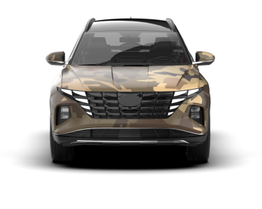 Bir markanın 3 boyutlu görüntülemesi - daha az genel SUV arabası beyaz arkaplanda izole edildi