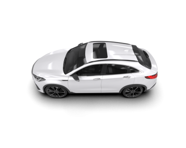 Siyah araba beyaz arkaplanda izole edildi