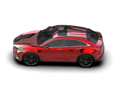 Stüdyoda markasız bir SUV 'un 3 boyutlu görüntüsü.