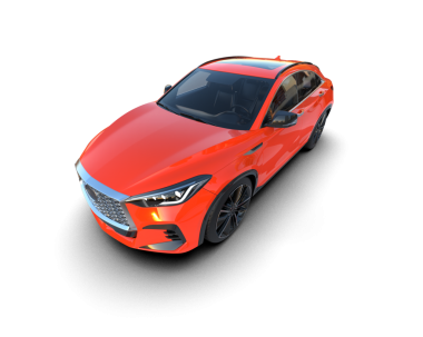 Modern araba. 3d oluşturma