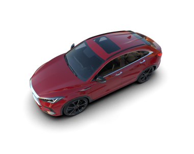 Daha az genel bir konsept arabanın 3 boyutlu çizimi