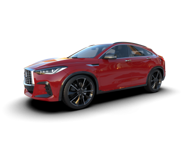 Siyah arka planda modern bir araba. 3d oluşturma