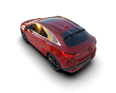 Daha az genel bir konsept arabanın 3 boyutlu çizimi