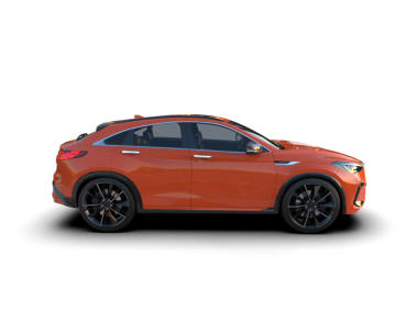 Modern araba beyaz arka planda izole edilmiş. 3d oluşturma