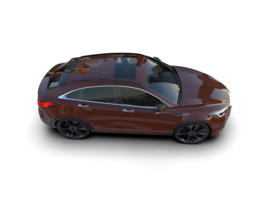 araba siyah arkaplanda izole edildi