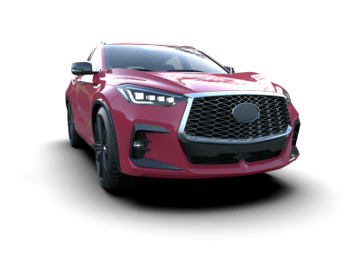 modern araba arka planda 3 boyutlu görüntüleme ile izole edildi - illüstrasyon