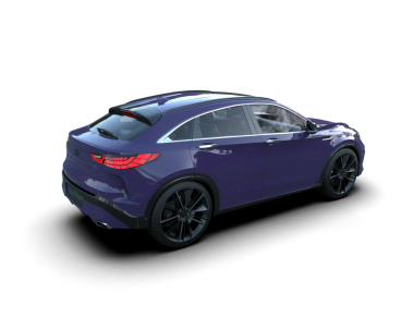 Bir arabanın 3 cg görüntüsü