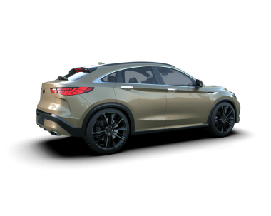 3 boyutlu modern, daha az genel bir konsept araba.