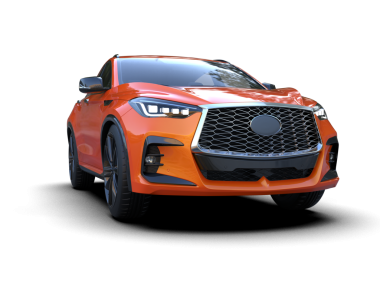 Arka planda bir araba. 3 Boyutlu Hazırlama