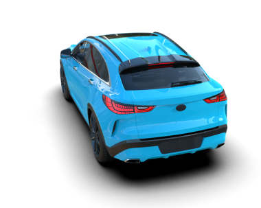 Bir markanın 3 boyutlu tasarımı - daha az genel bir araba