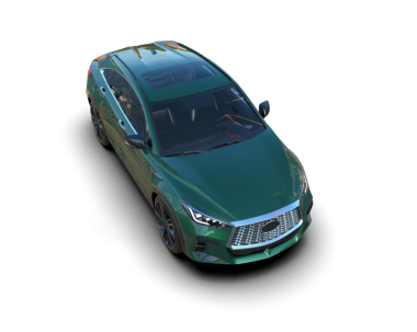 modern lüks araba arka planda izole edilmiş