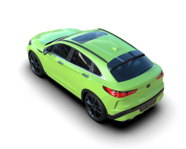 modern lüks araba siyah arka planda izole edilmiş kırpma yolu ile